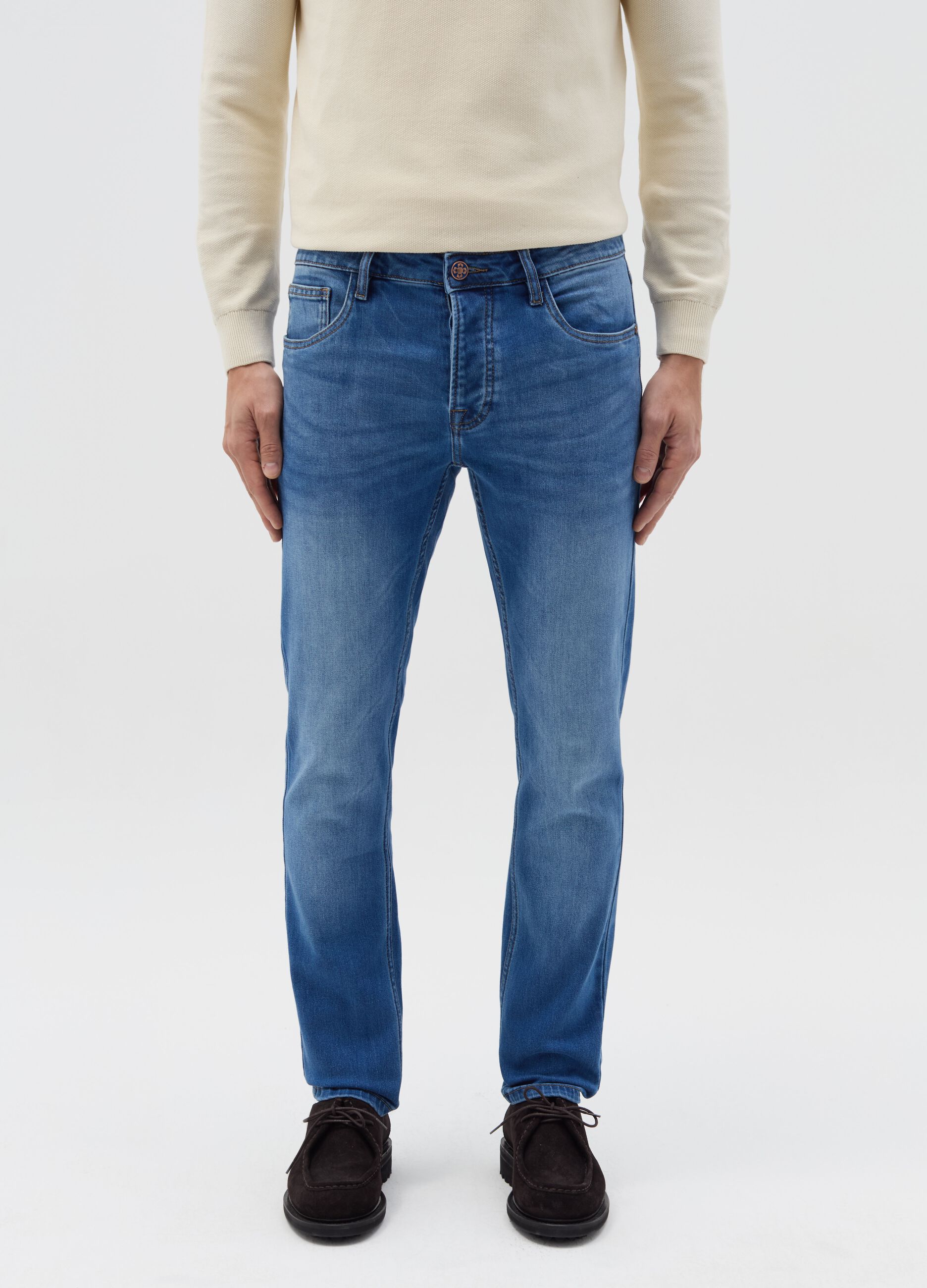 Skinny-fit jeans with five pockets