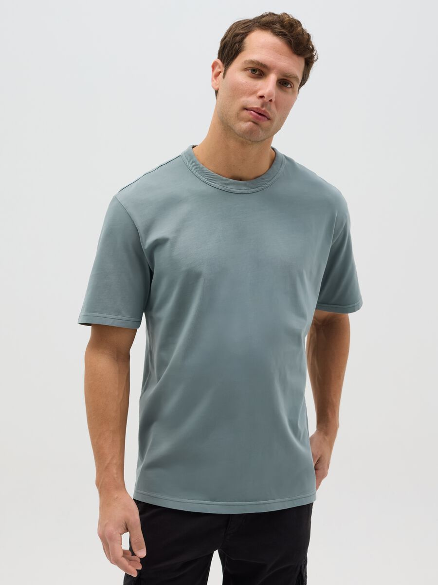 Ovs Cotton Short Sleeve T-shirt_0