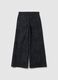 Girls' multicolour pure cotton wide leg trousers_4