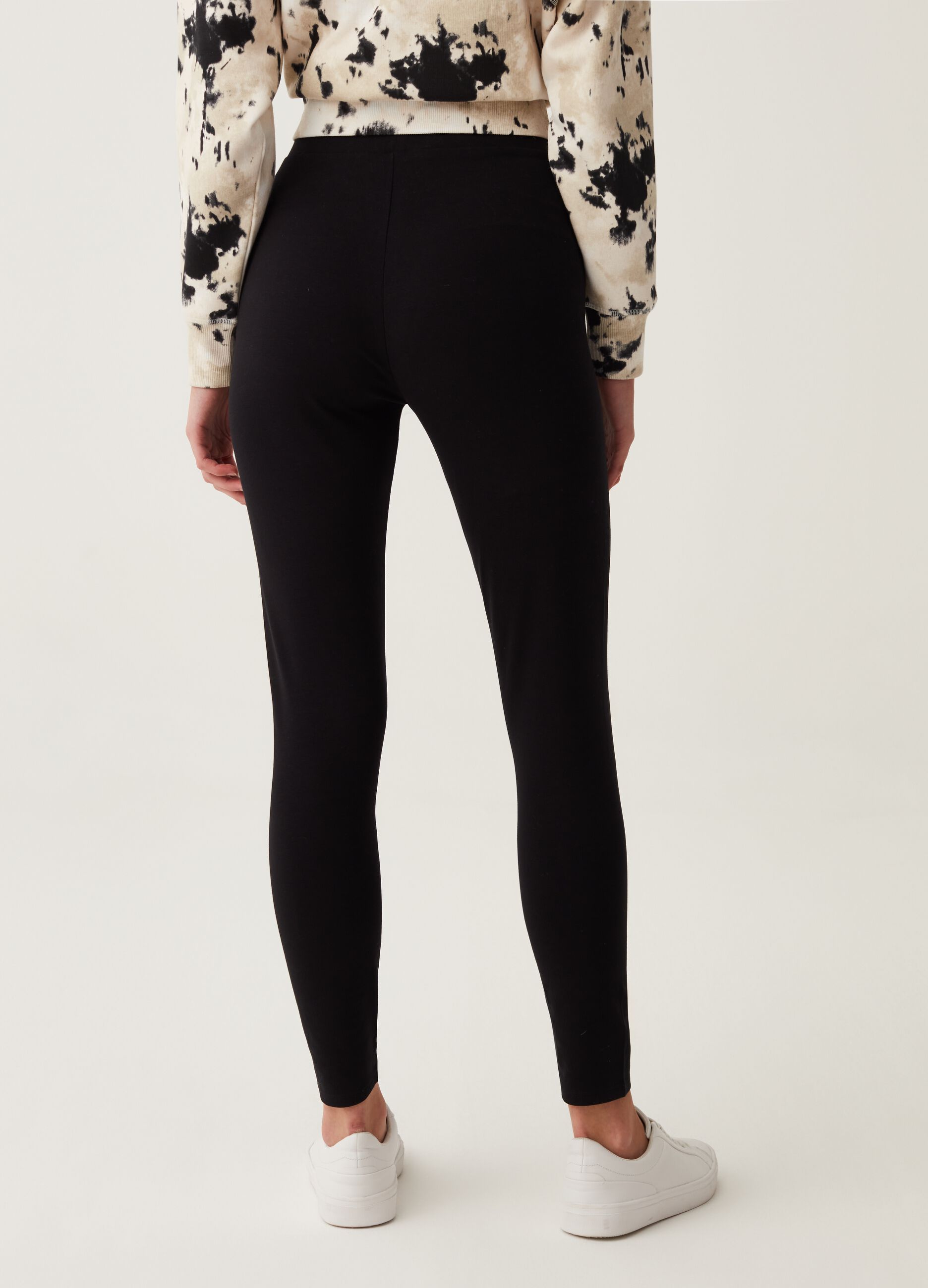 Leggings in cotone stretch_2