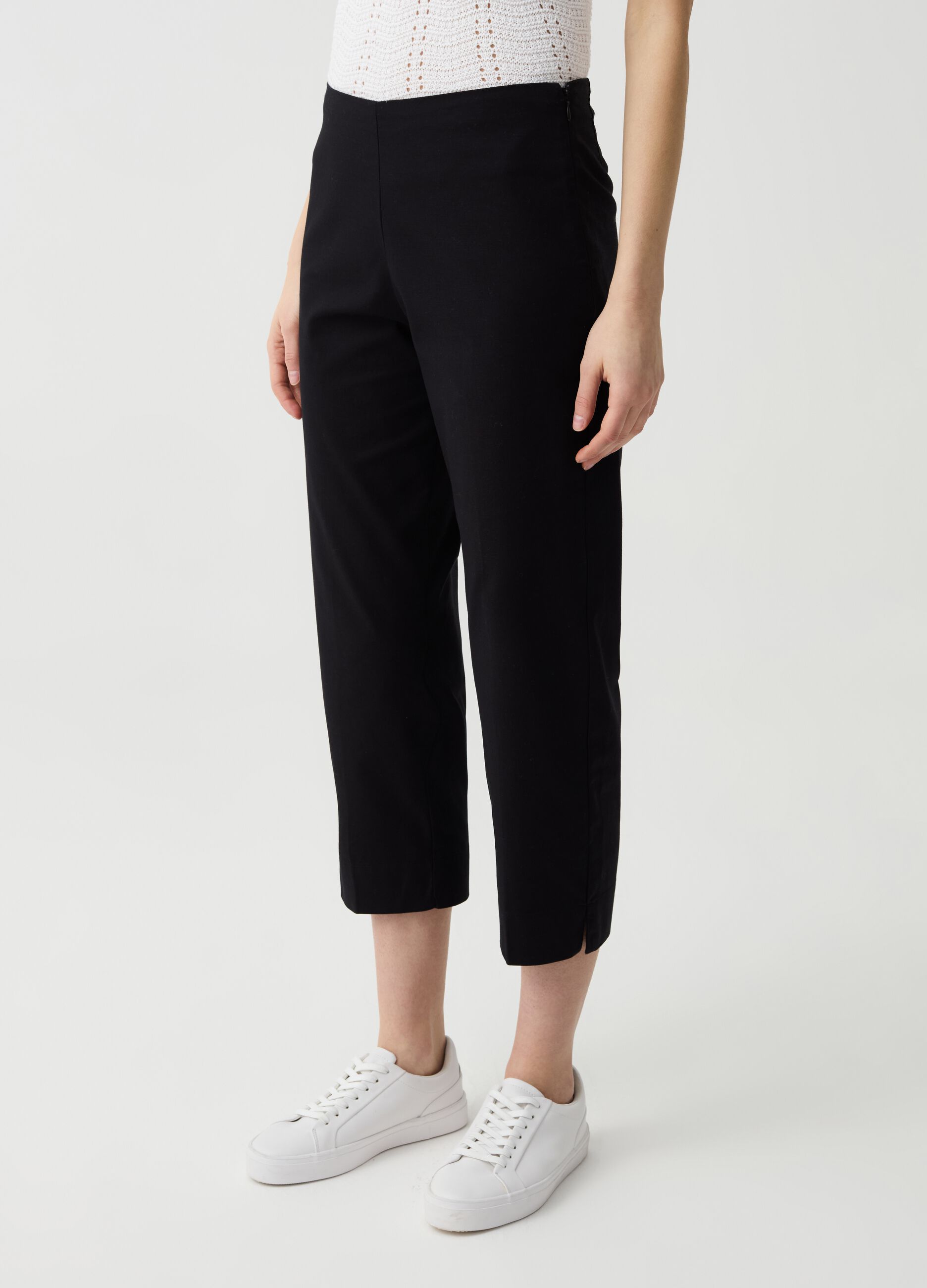 Pantalone a sigaretta ankle fit