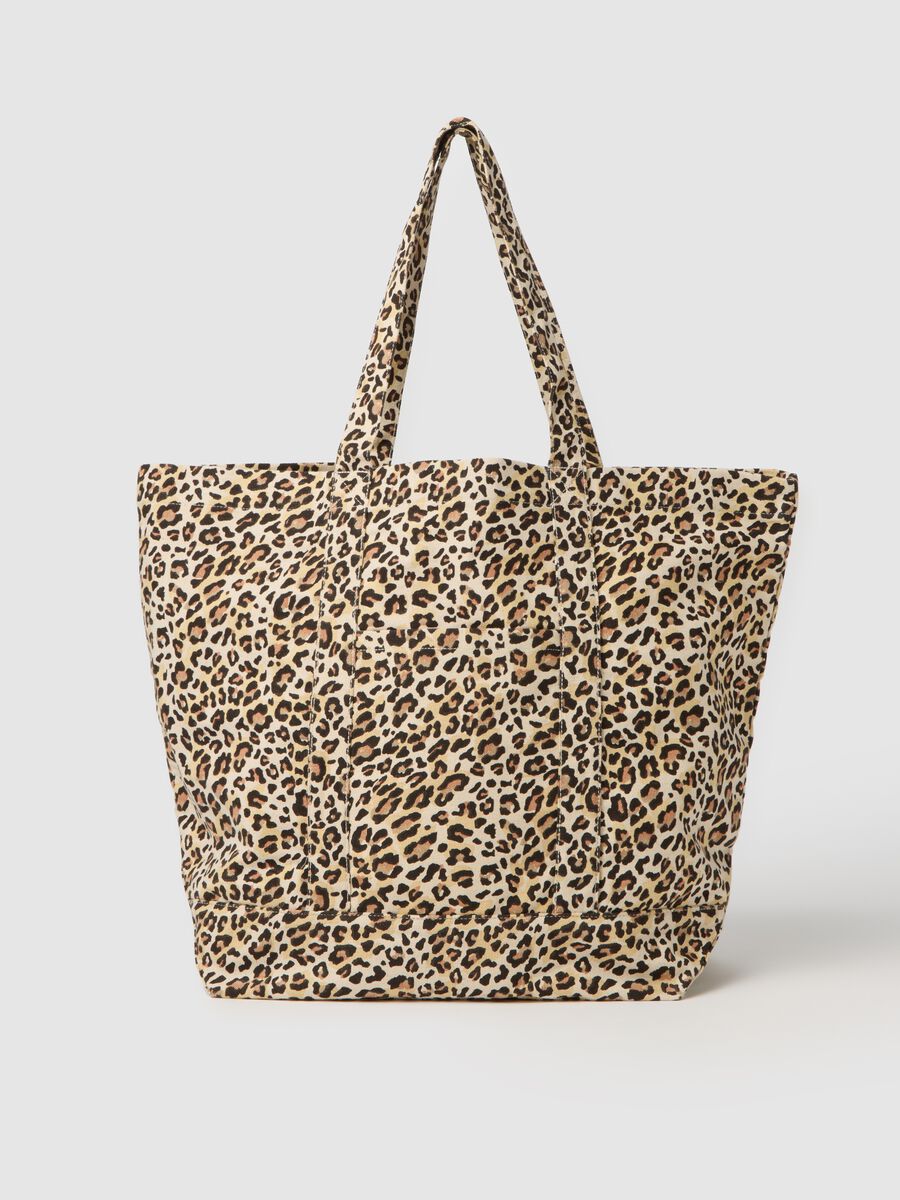 Women's multicolour pure cotton shopper bag_0