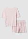 Pink organic cotton heart-print pyjamas_5