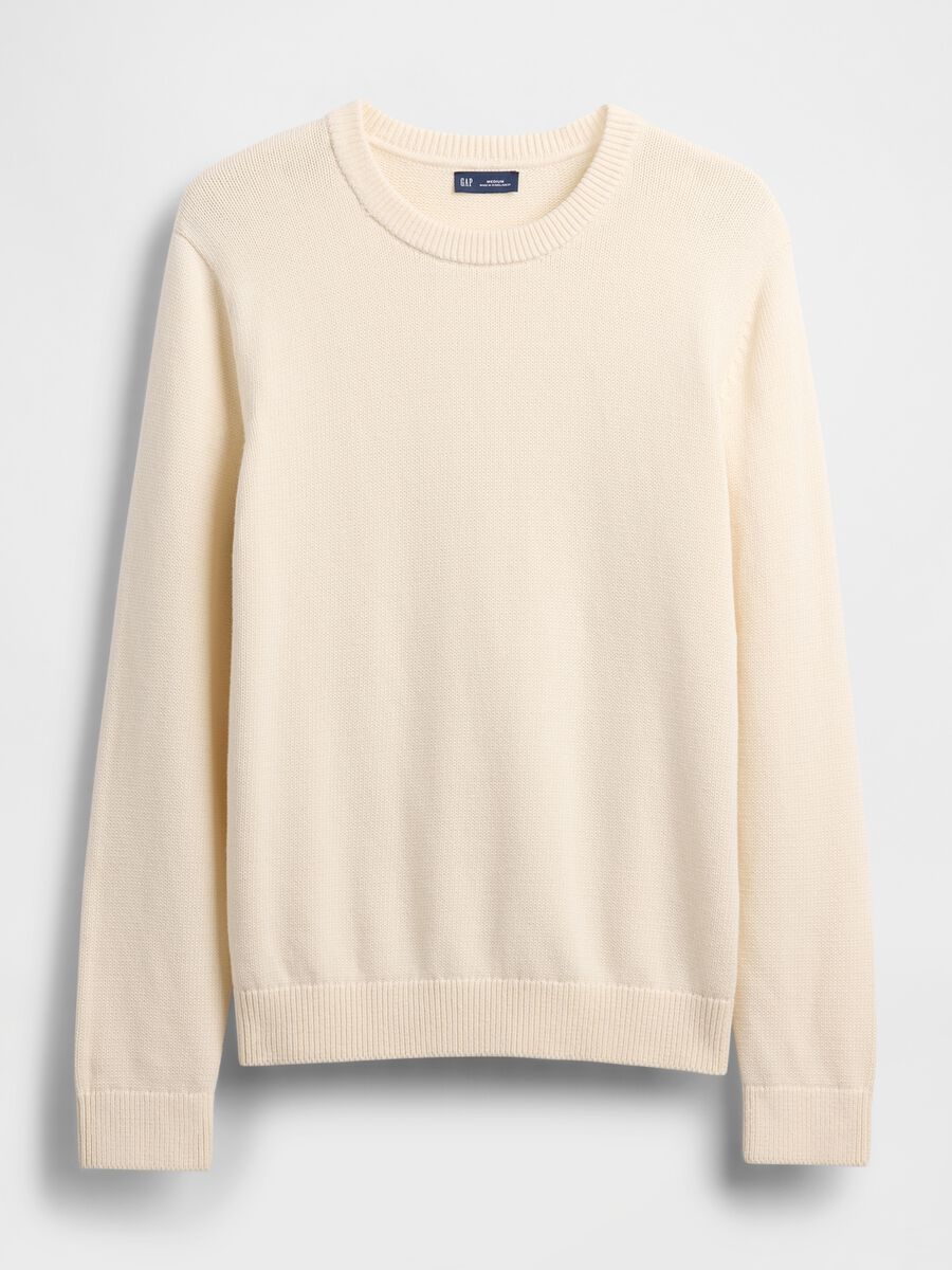 Maglione girocollo in cotone_4