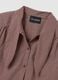 Brown striped cotton-blend shirt with oversized fit_5