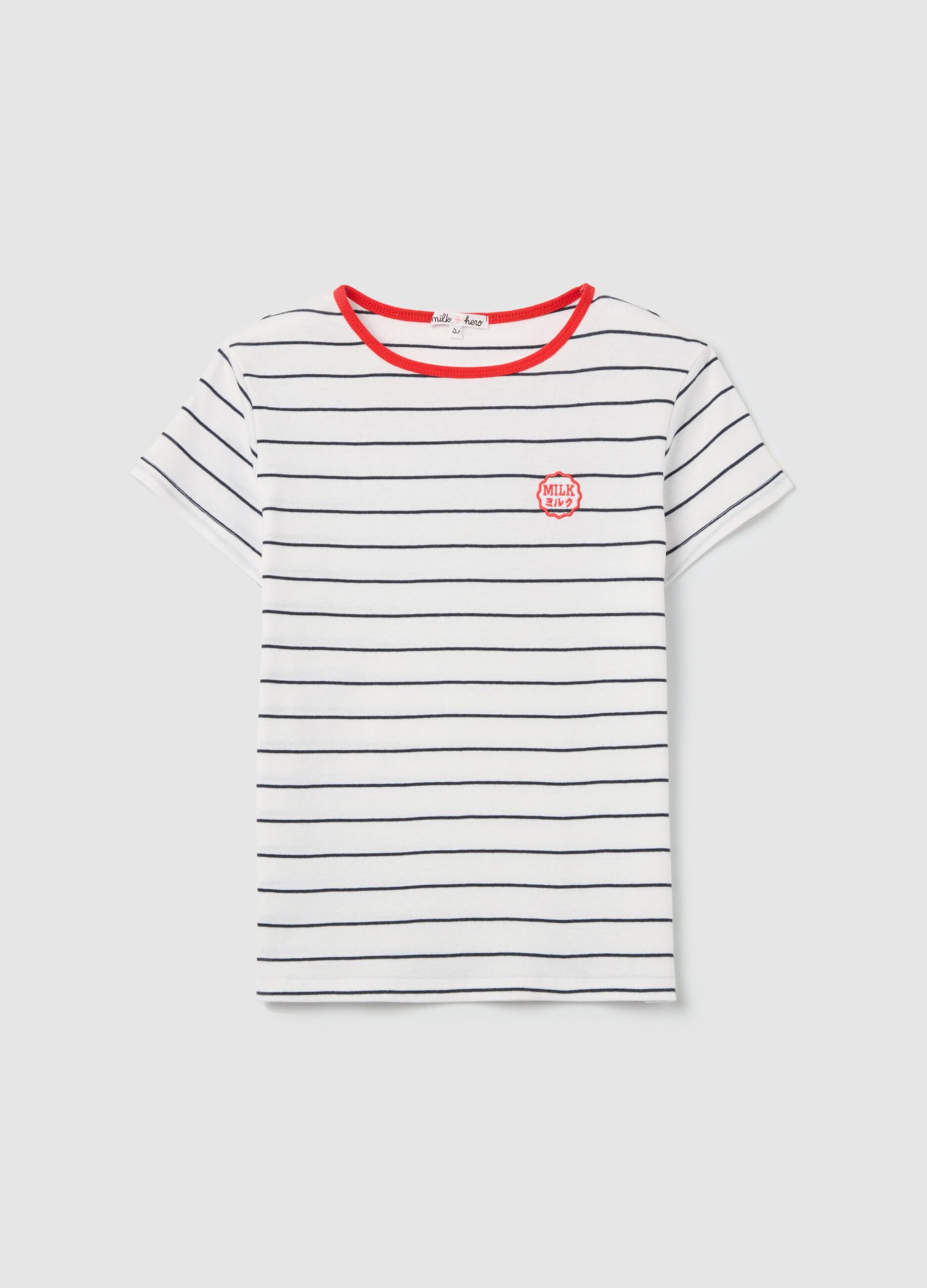 Slim-fit T-shirt in cotton