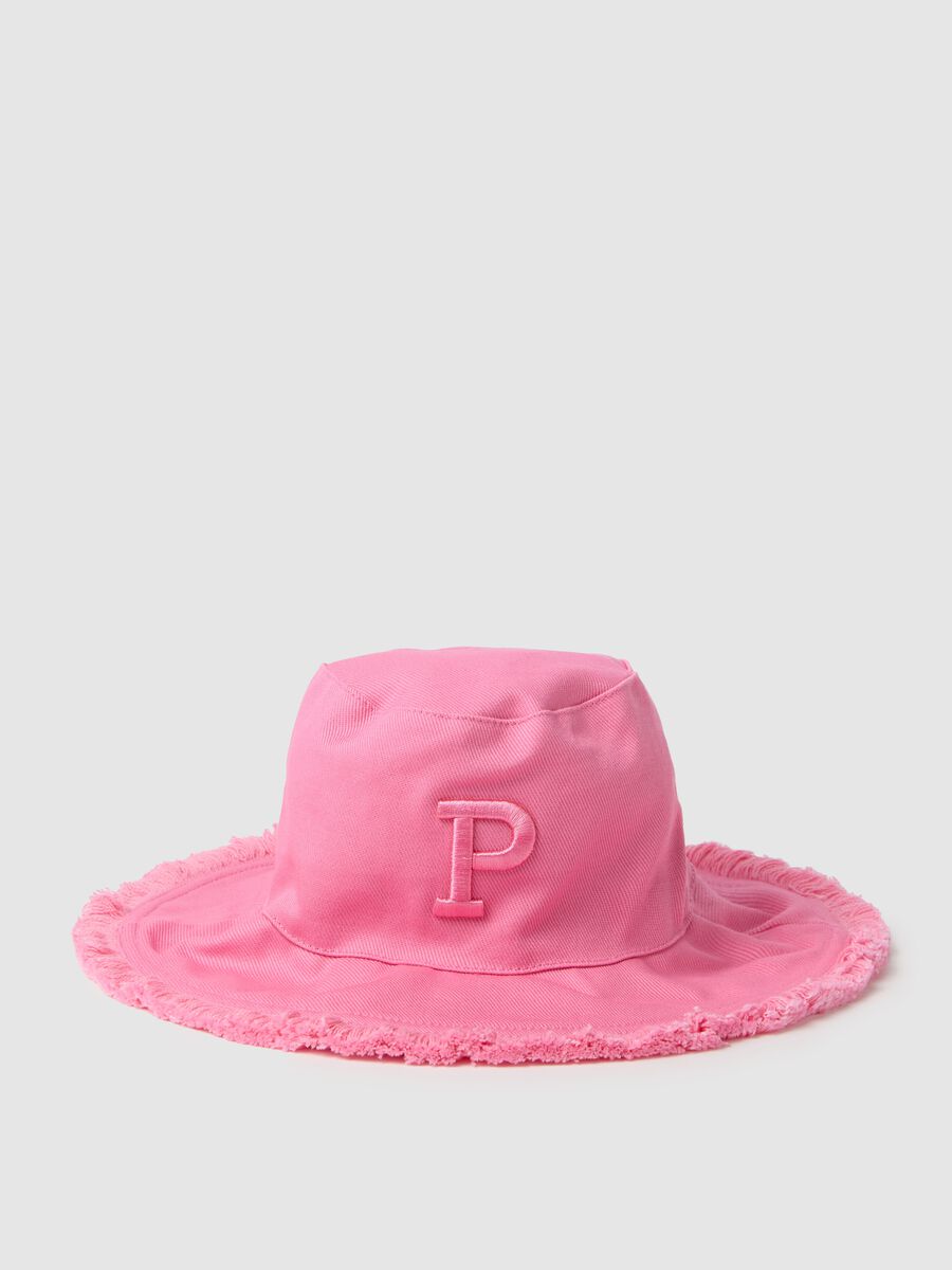 Fishing hat with logo embroidery_0