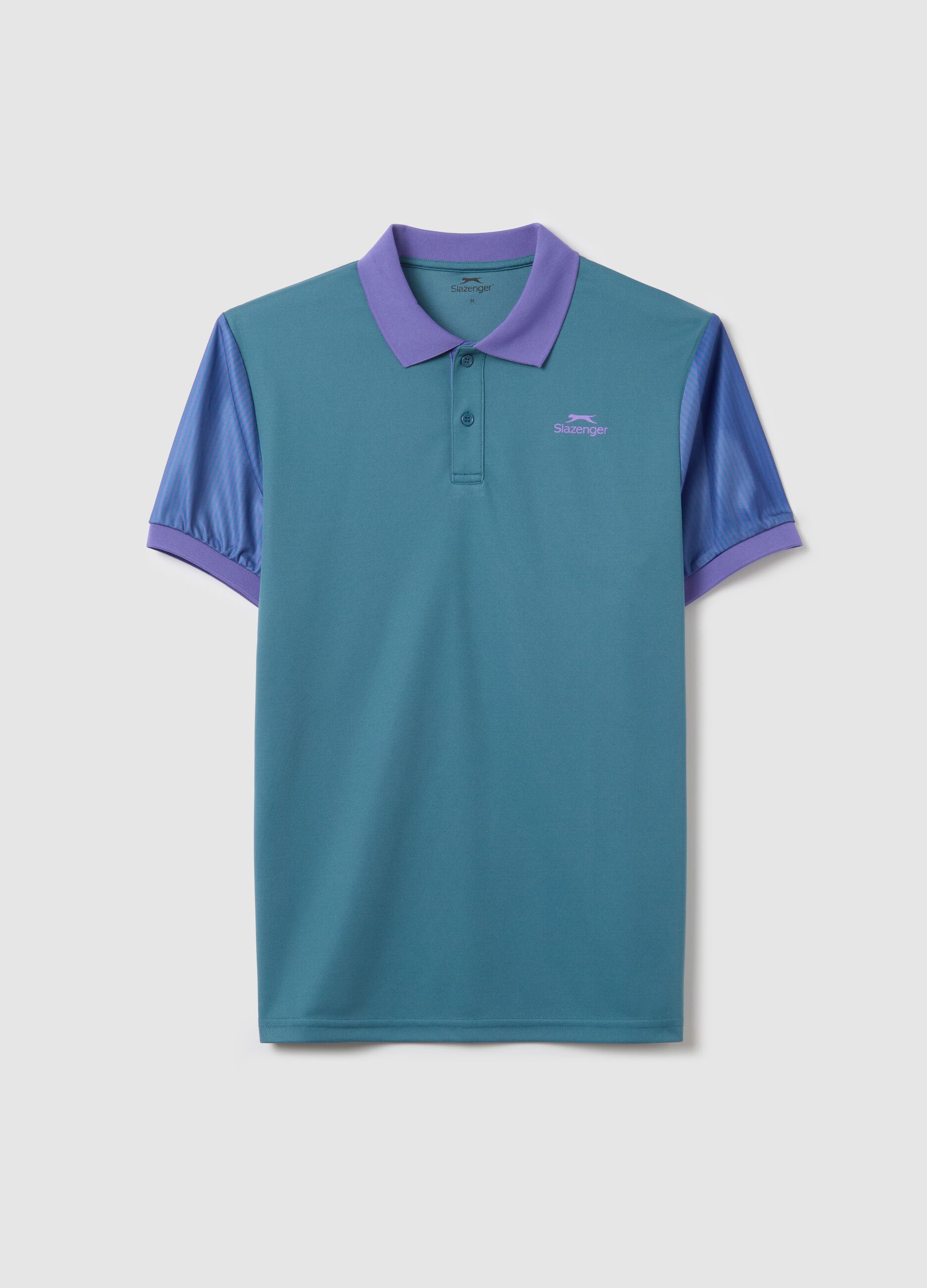 SLAZENGER polo shirt in technical fabric