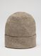Beige wool blend knitted hat_2