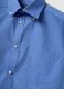 Regular Fit Easy Iron Blue Shirt with Button-Down Collar_5