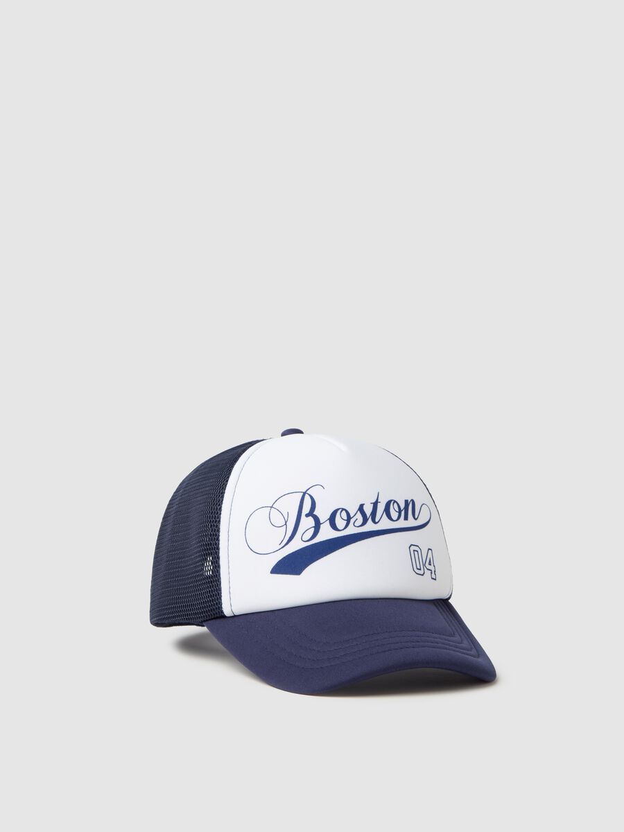 Two-tone baseball cap with print_0