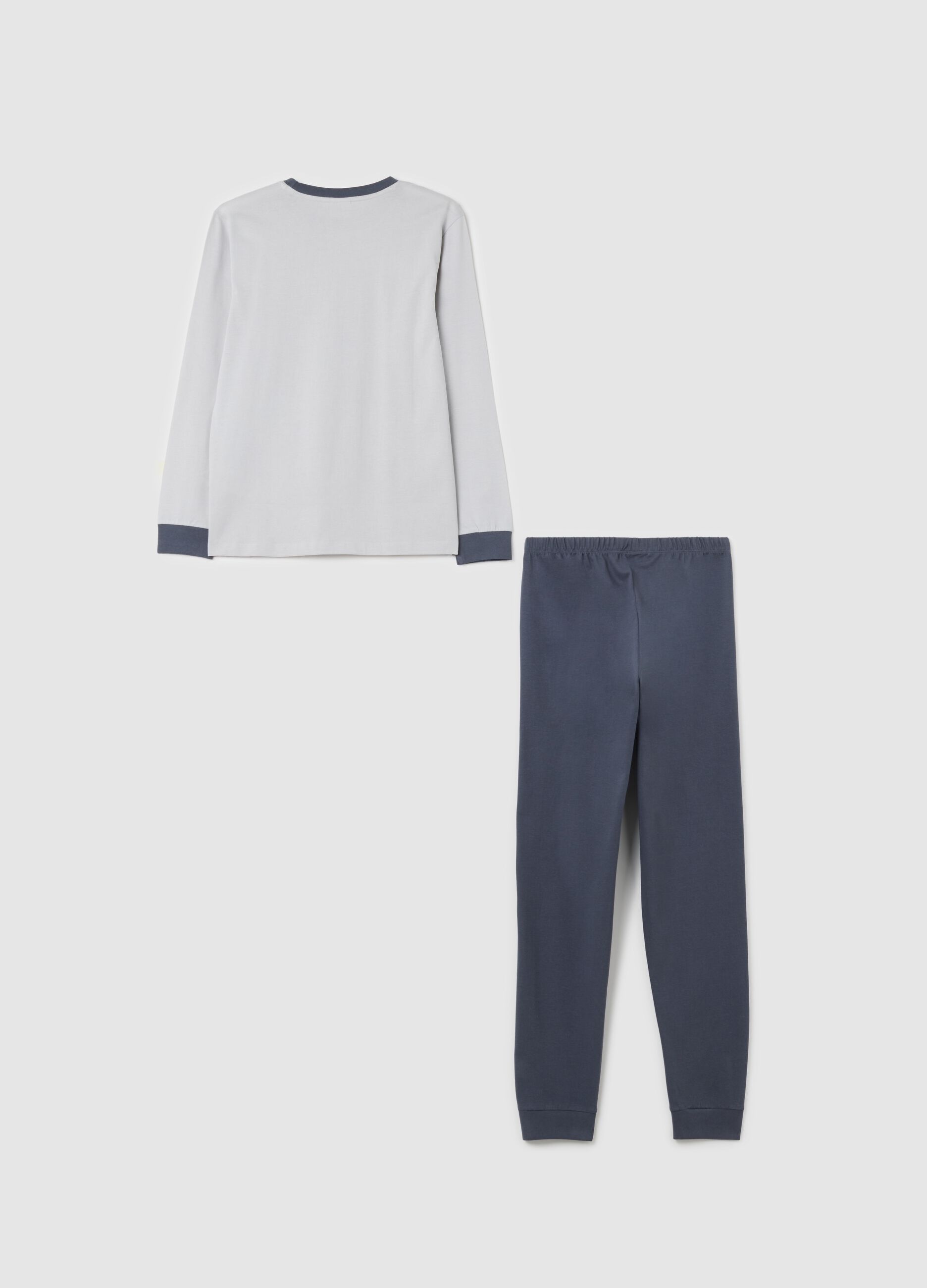 Boys' multicolour pure cotton pyjamas in regular fit
