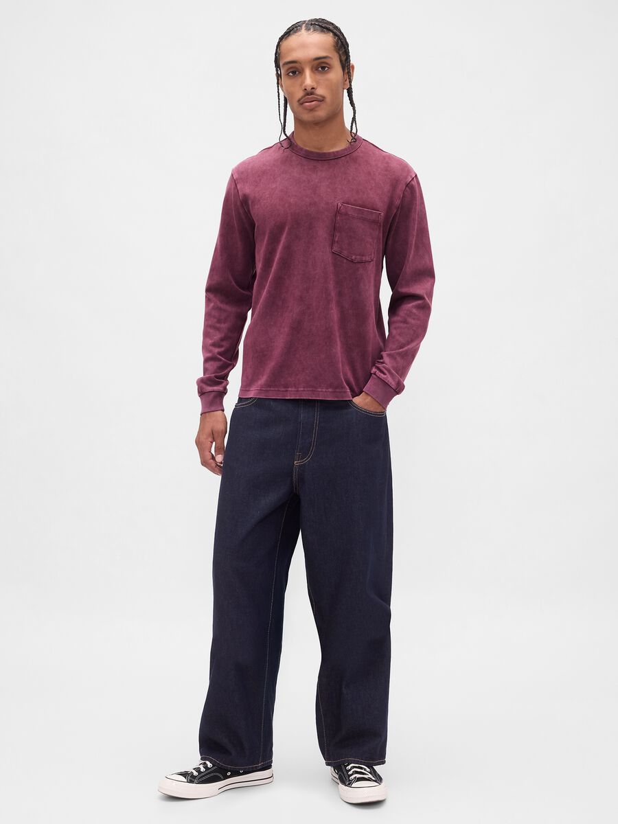 Maglia a maniche lunghe con tasca_2