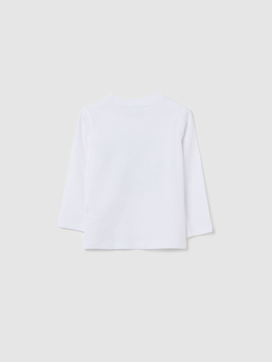 T-shirt maniche lunghe con stampa tigrotto _1