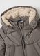Grey Padded Children's Jacket with Hood_2