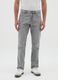 Men's regular fit grey pure cotton jeans_1