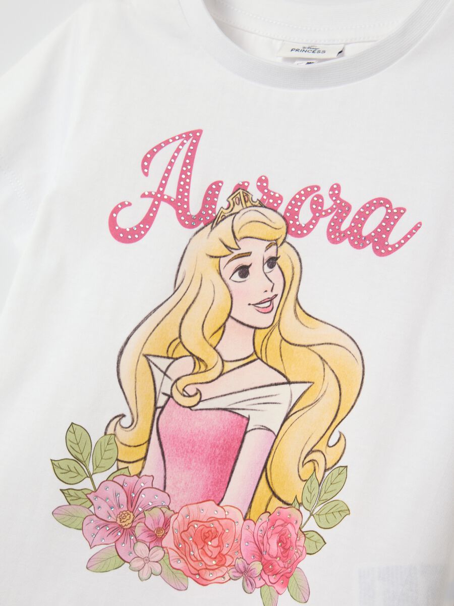 Girl's T-shirt and Shorts Set with Aurora Print_3