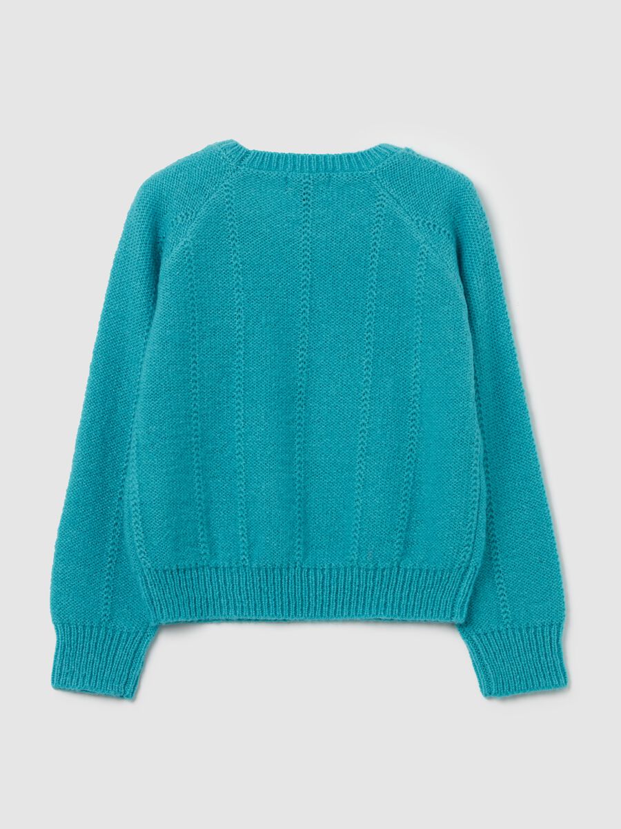 Pullover con trama pointelle_4