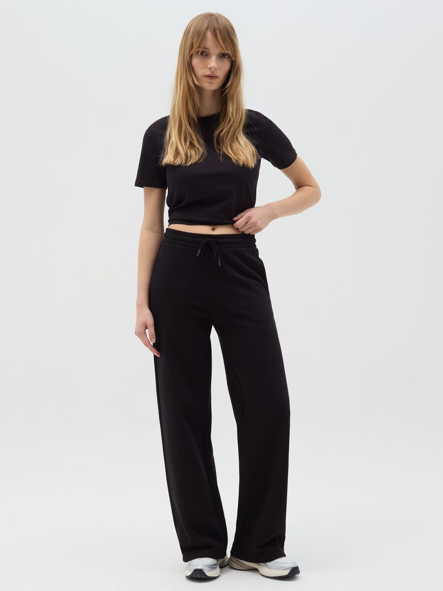 Organic cotton T-shirt with round neck_1