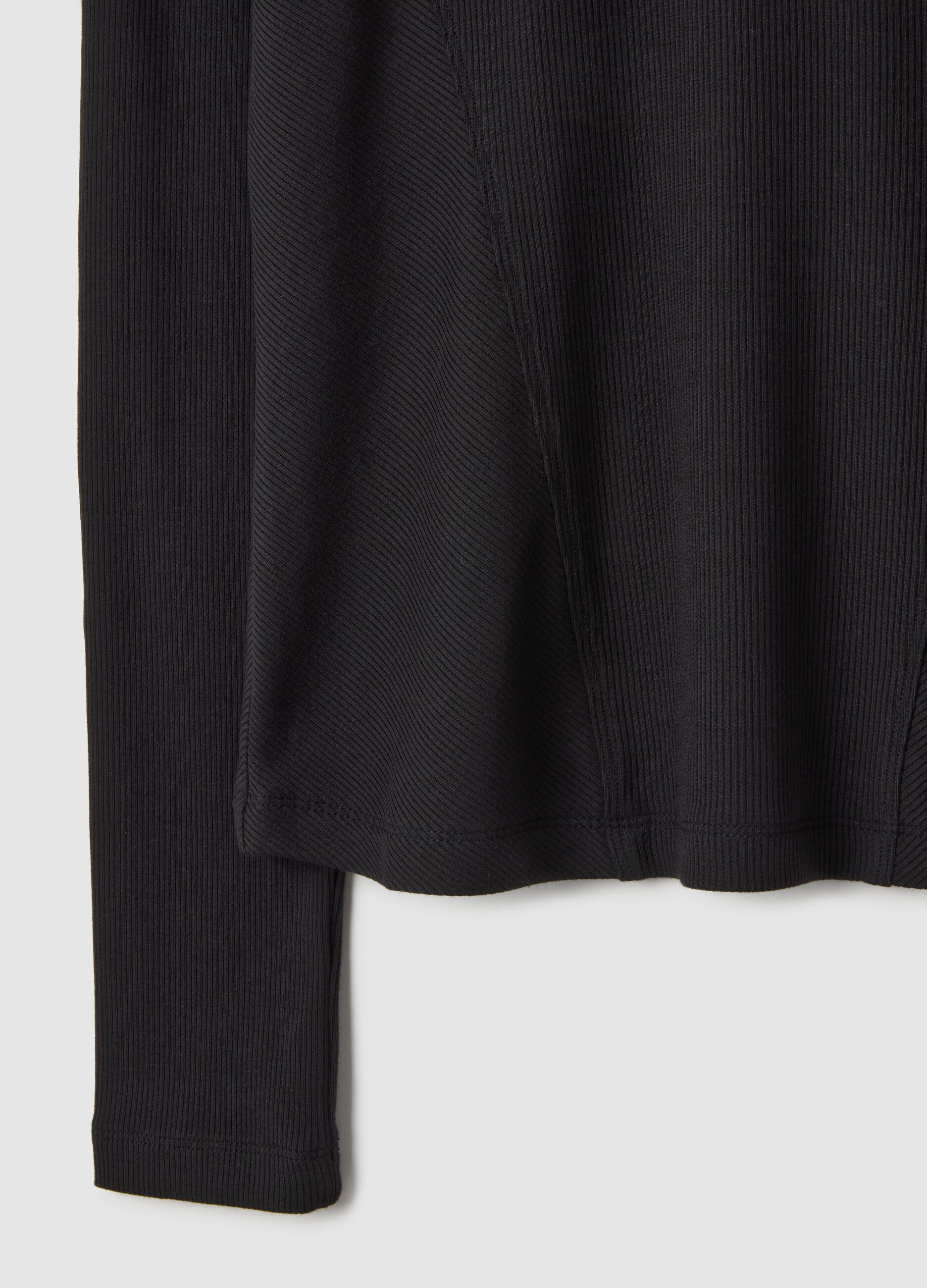 Long Sleeve Mock Neck T-Shirt ALTAVIA STUDIO