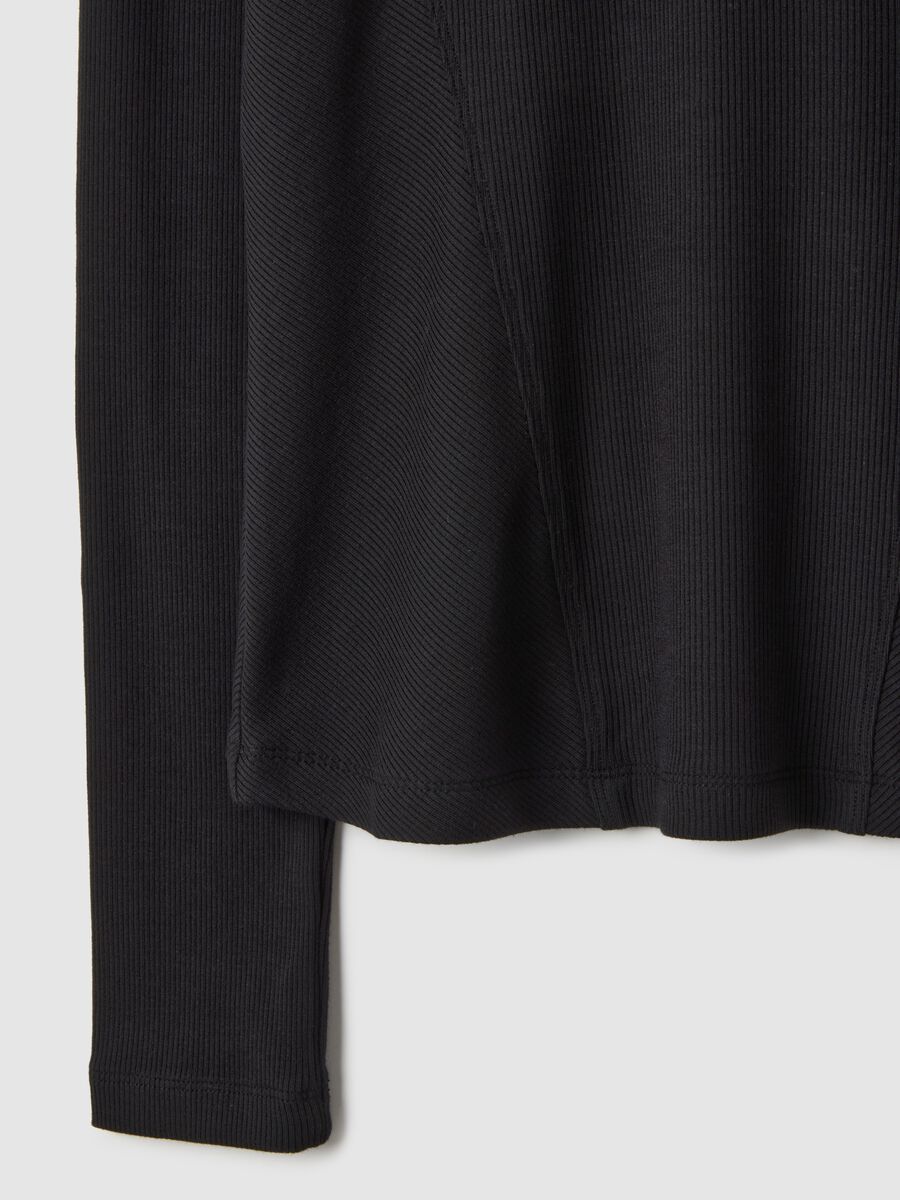 Long Sleeve Mock Neck T-Shirt ALTAVIA STUDIO_5