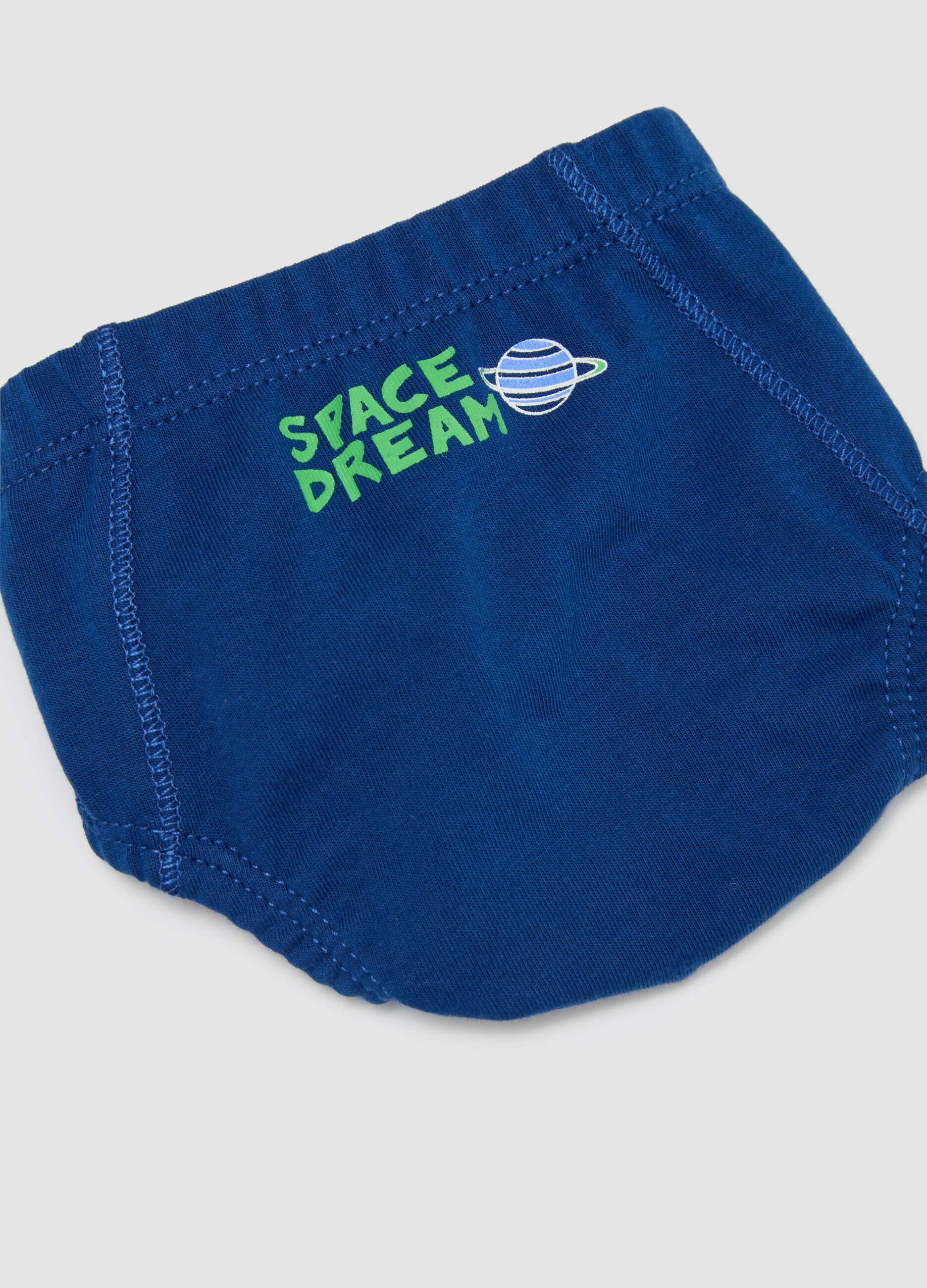 Set of 3 Multicolour Children's Pure Cotton Briefs