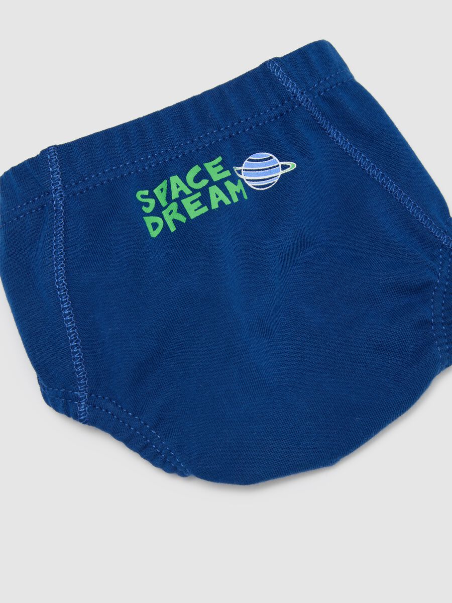 Set of 3 Multicolour Children's Pure Cotton Briefs_2