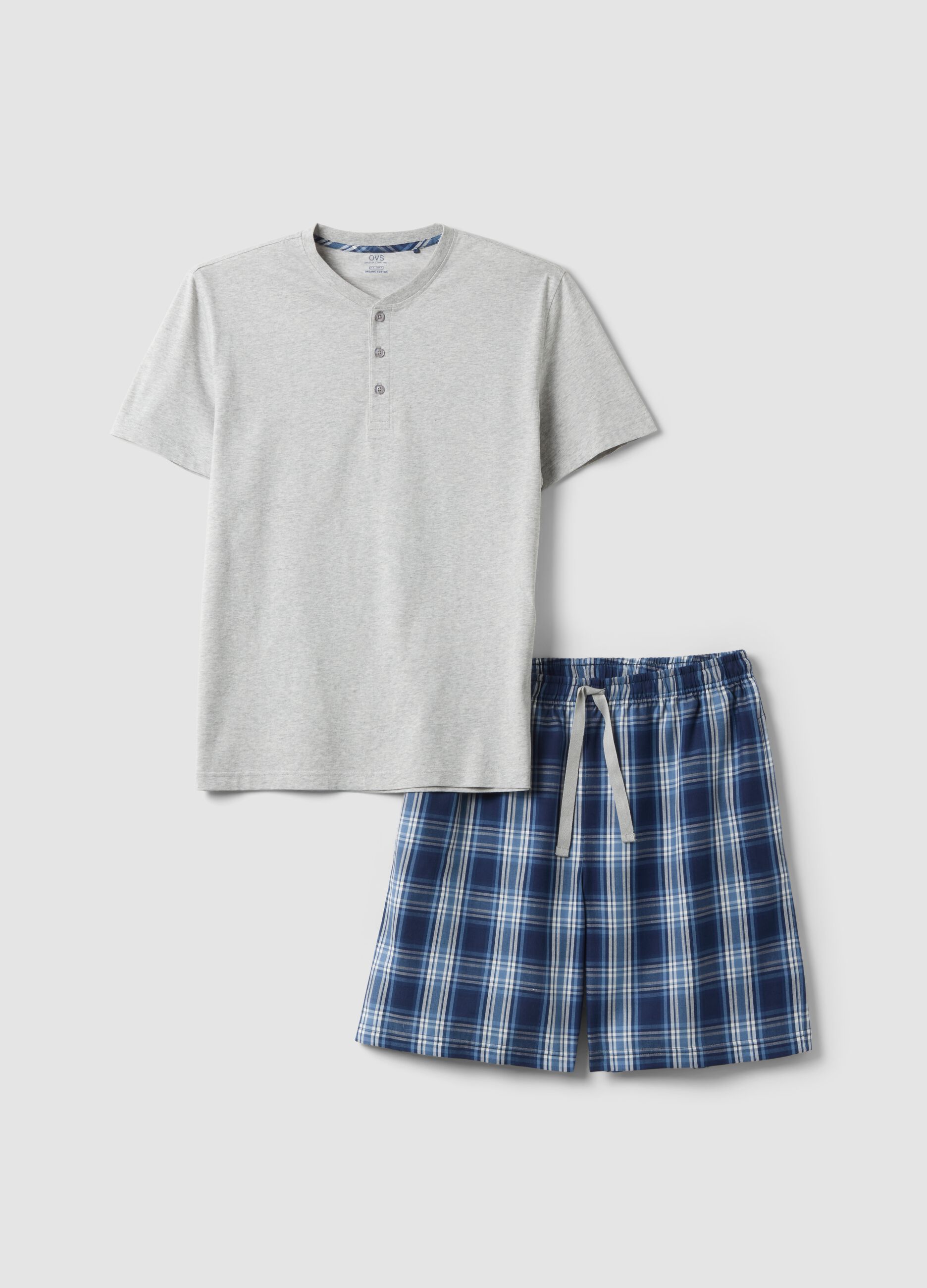 Multicolour Regular Fit Short Pyjamas in Pure Cotton