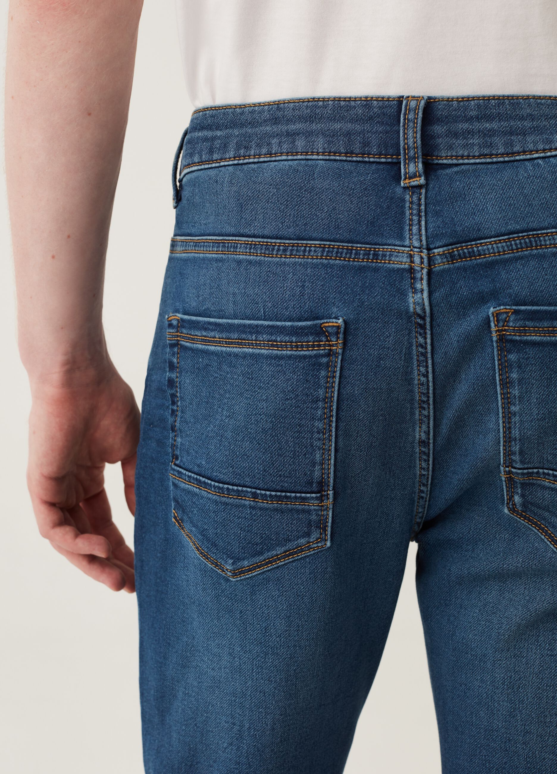 Jeans skinny fit cinque tasche_3