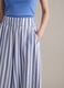 Multicolour striped skirt in a viscose-linen blend_3