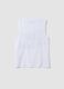 White organic cotton tank top_4