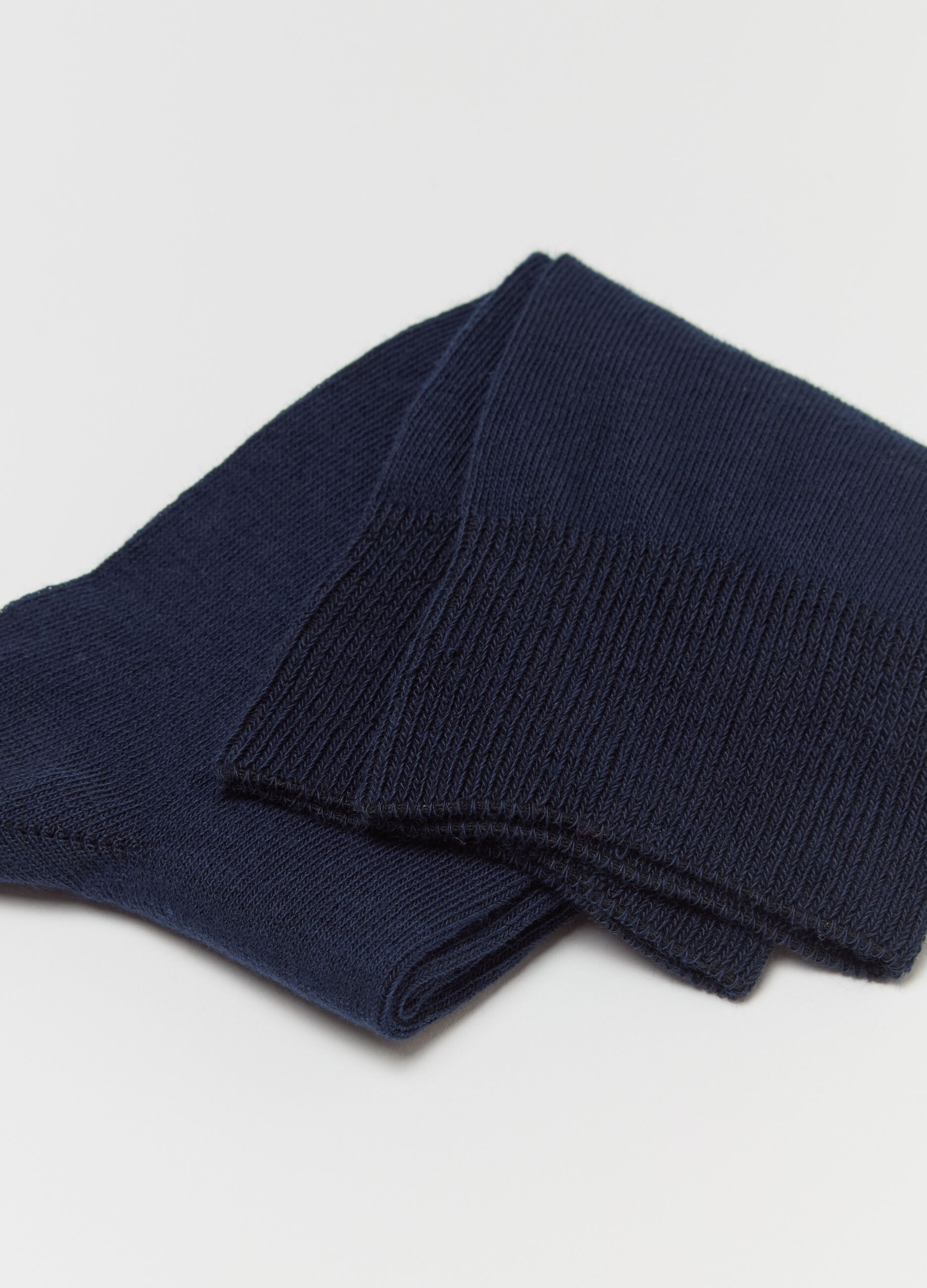 Three-pair pack short socks in organic cotton