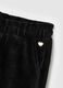 Girls' Wide Black Cotton Blend Trousers_3