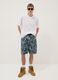 White pure cotton T-shirt with chest pocket, regular fit_1