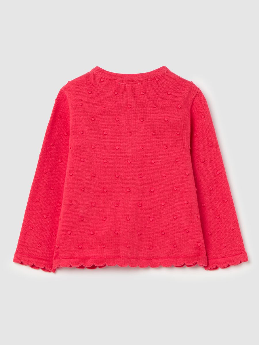 Plumetis cardigan in cotton_1
