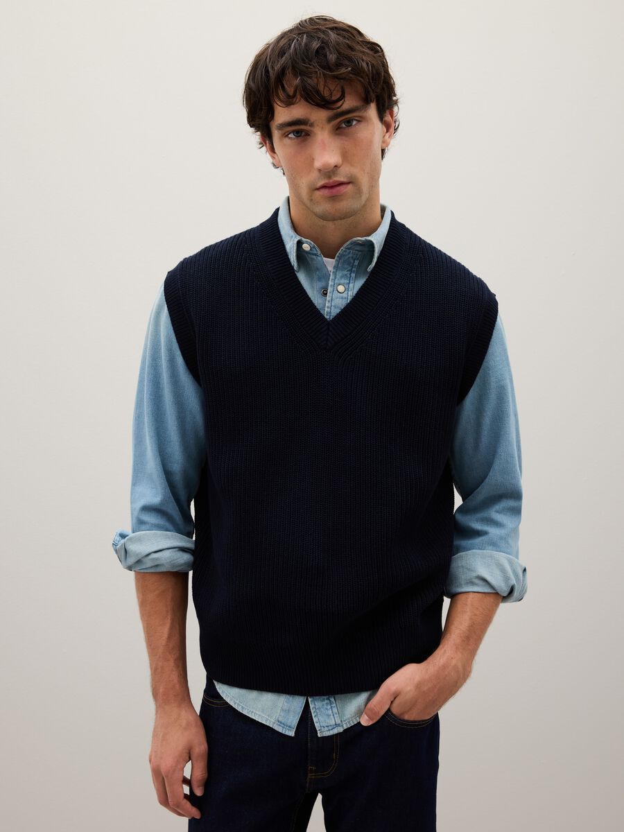 Cotton Blue Sweater_1