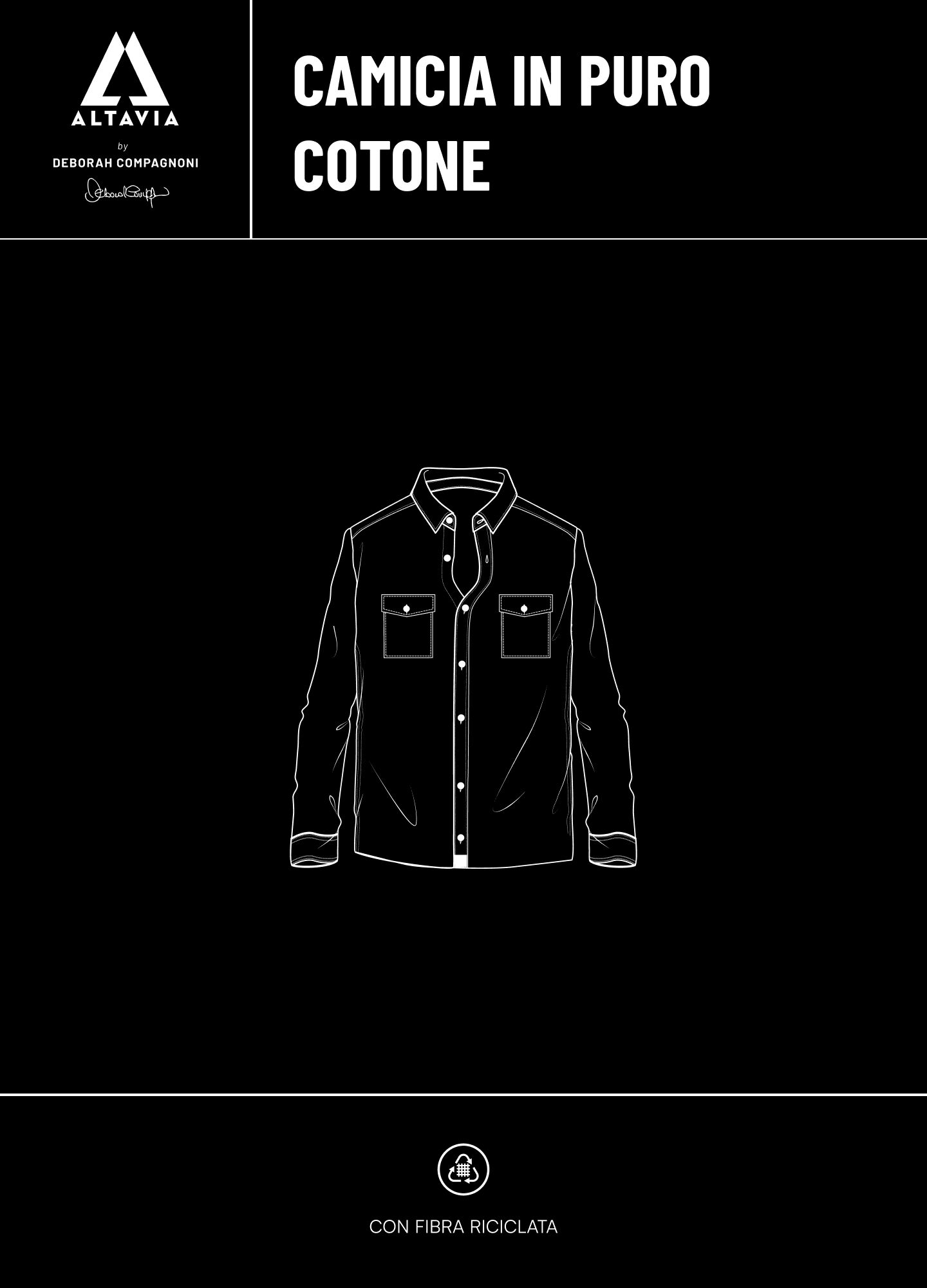 ALTAVIA WITH DEBORAH COMPAGNONI shirt in check cotton