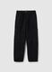 Boys' black cotton blend cargo trousers_0