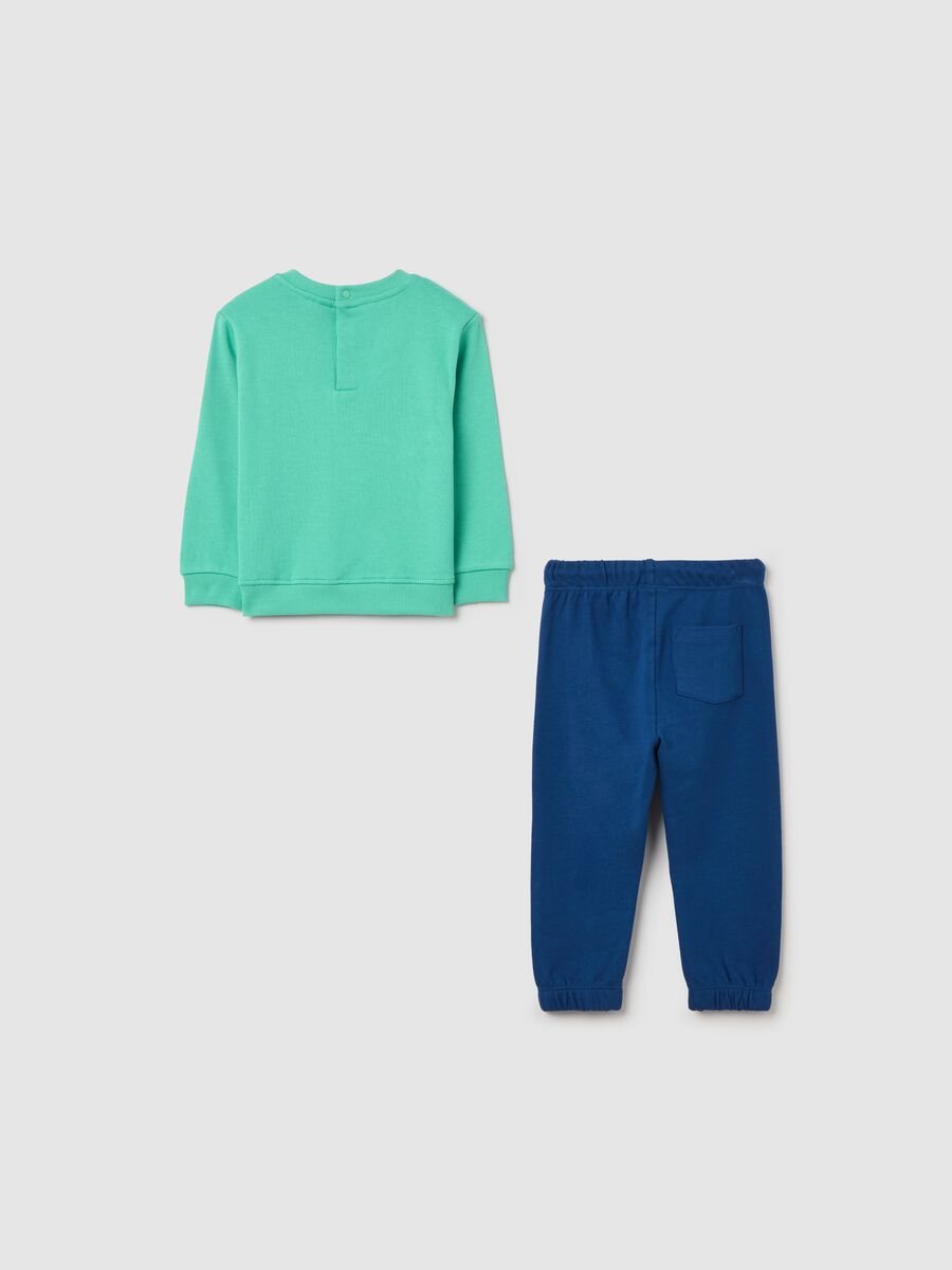French terry jogging set with savannah animals print_1