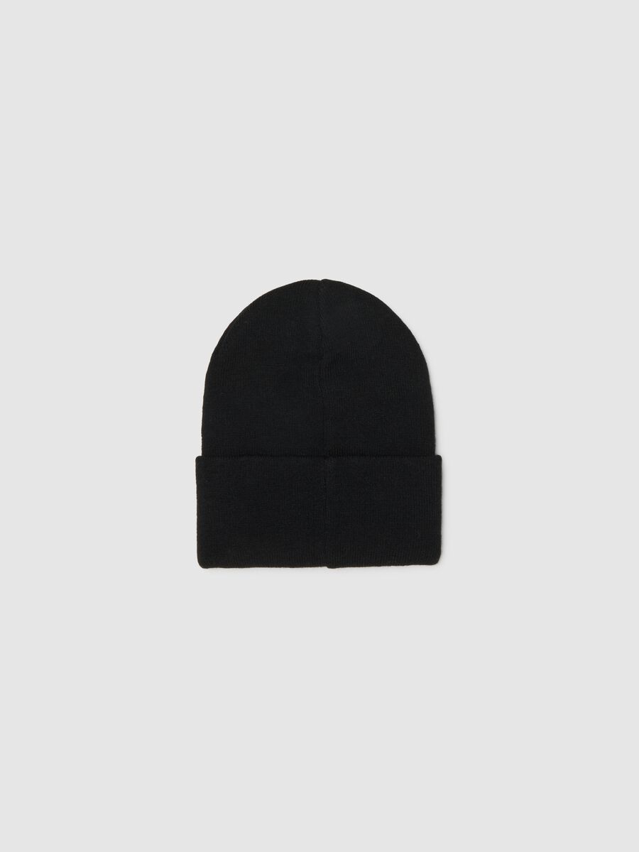 Children’s Black Beanie with Playstation Embroidery_1