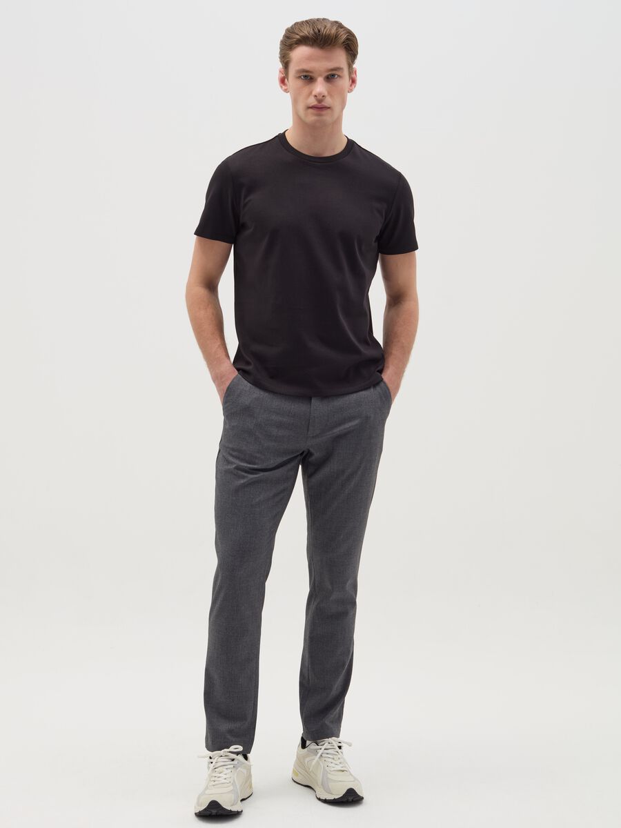 Jogger trousers with drawstring inside_0