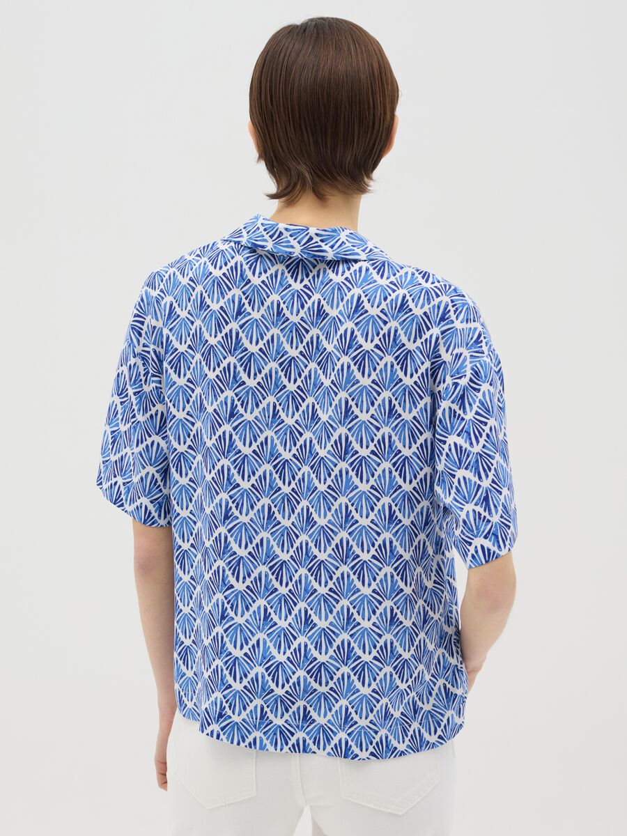 Viscose blouse with polo neck_2
