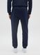 Blue Stretch Cotton Sports Trousers_2