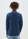 Boys' Long Sleeve T-shirt in Blue Jersey_1