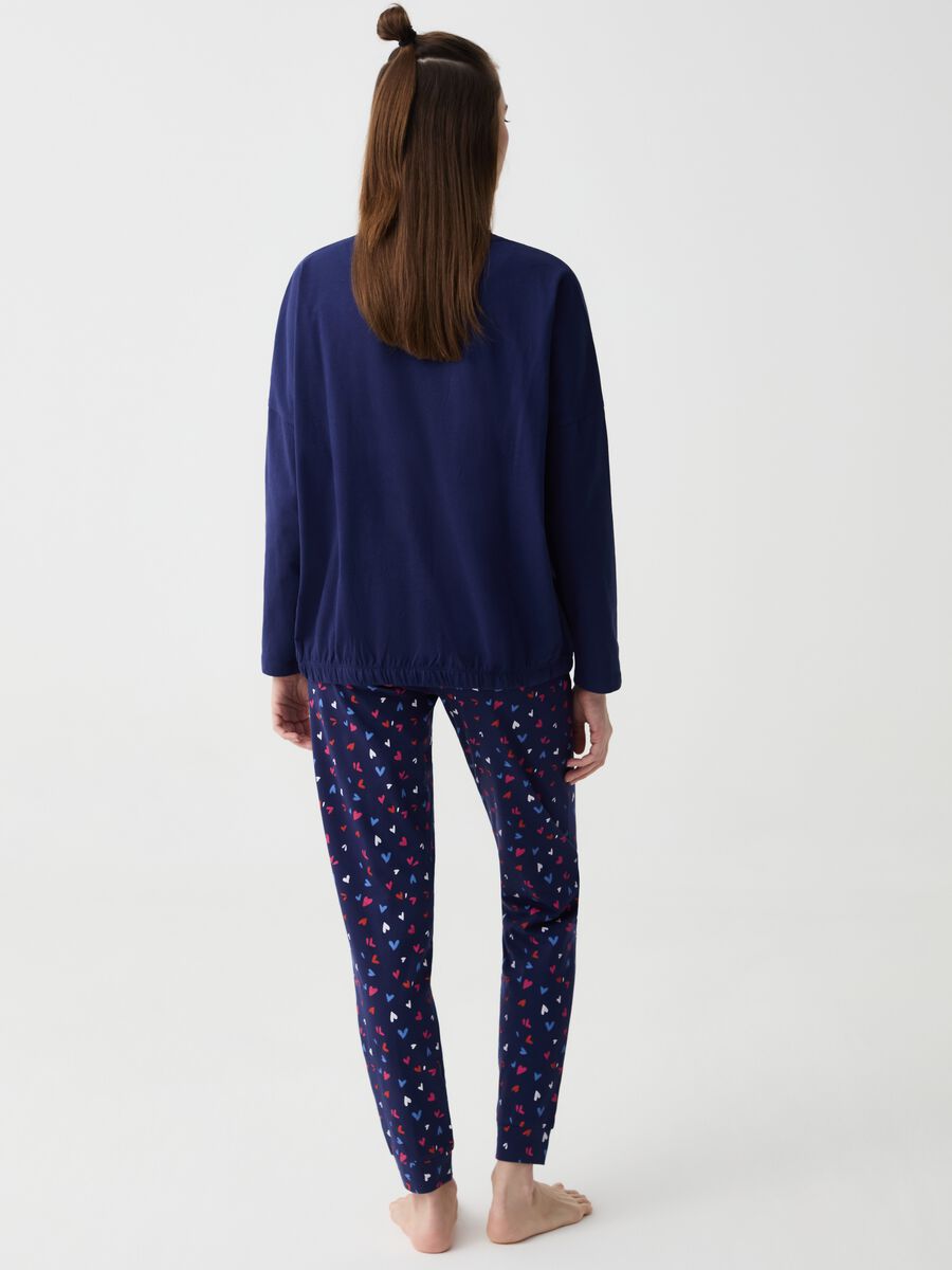 Long pyjamas with hearts print_2