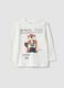 White crew-neck T-shirt in pure organic cotton_0