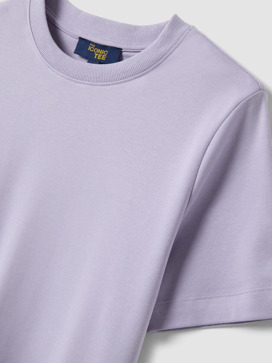 Purple pure cotton relaxed fit T-shirt_6
