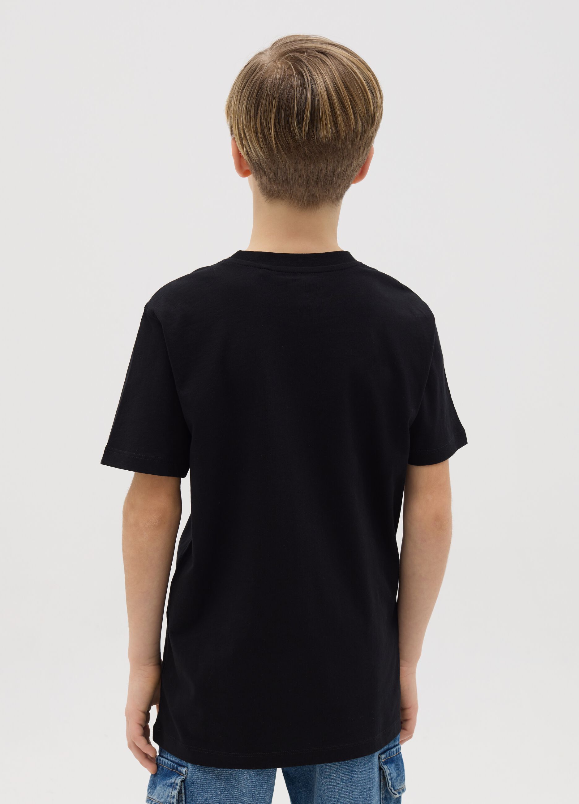Cotton T-shirt with print