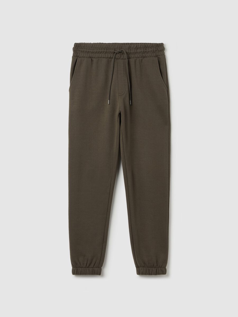 Essential fleece joggers with drawstring_4