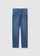 Slim-fit cross-hatch cotton jeans_4